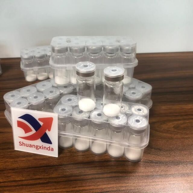 Flacons de peptides, peptide en poudre lyophilisée par flacon 5mg 10mg 15mg 20mg, prix d'usine, vente chaude