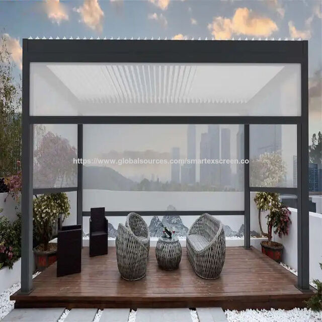 Pérgola de Alumínio Resistente às Intempéries por Atacado - Ideal para Espaços de Convivência ao Ar Livre e Locais de Eventos