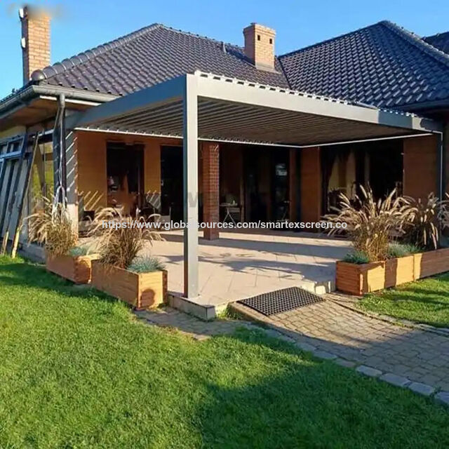 Pérgola de Alumínio Resistente às Intempéries por Atacado - Ideal para Espaços de Convivência ao Ar Livre e Locais de Eventos