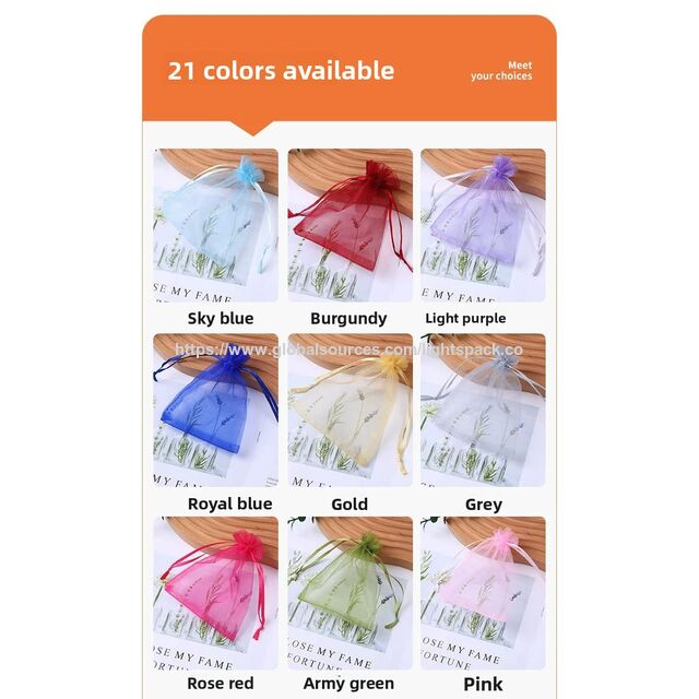 Bolsas de Protección de Frutas Personalizadas, Bolsas de Malla con Cordón de Ajuste de Organza para Árboles Frutales, Bolsa de Cubierta de Malla para Plantas Frutales para Protección