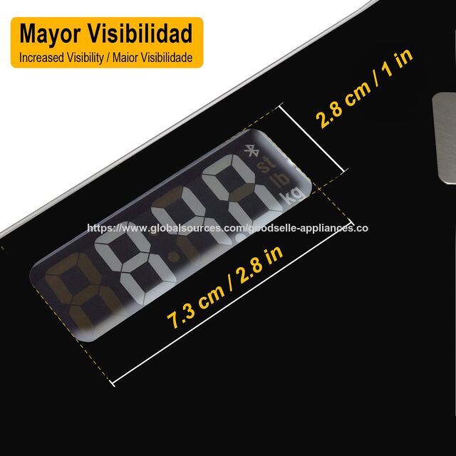 ODM 2023 Neues Design Digitale Körperwaage mit 180 kg Kapazität und Bluetooth-Verbindung