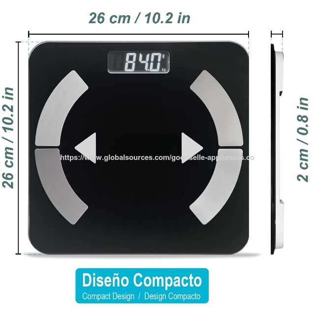 ODM 2023 Neues Design Digitale Körperwaage mit 180 kg Kapazität und Bluetooth-Verbindung