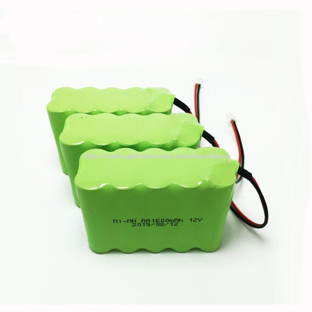 Paquete de Baterías NIMH Tamaño AA de 4.8V 6.0V 7.2V 8.4V 9.6V 12V 2400mAh