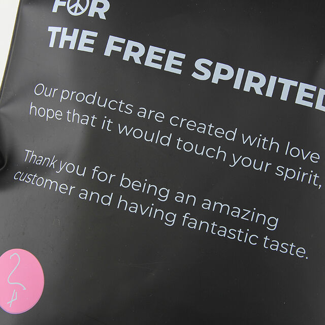 Bolsa de Plástico Negra con Cremallera y Logotipo Personalizado Sinicline para Ropa