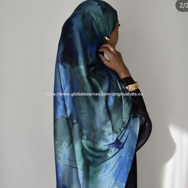 Pañuelos de Modal de Bambú con Impresión Personalizada de Alta Calidad, Viscosas Modales, Hijabs, Bufandas de Modal de Algodón con Estampados de Leopardo y Mármol al por mayor
