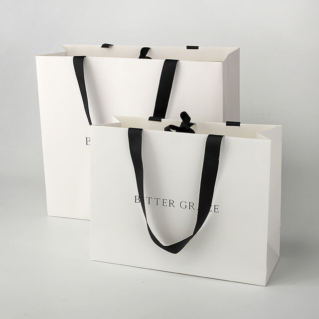 Sinicline Luxuriöse, individuelle Einkaufstasche aus Bambuspapier für edle Geschenke