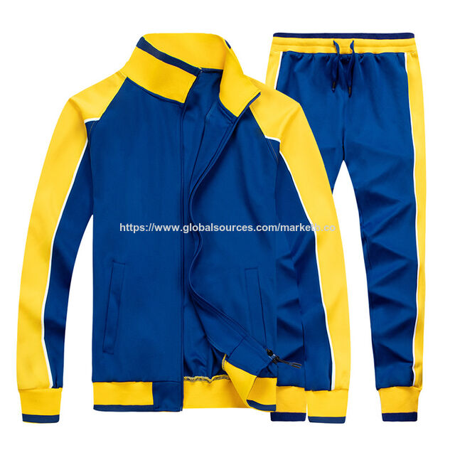 Conjunto Deportivo para Hombre Marca Sporting, Chándal Casual de Otoño, Chaquetas Deportivas con Capucha y Pantalones, Conjunto de Moda con Cremallera y Color en Contraste