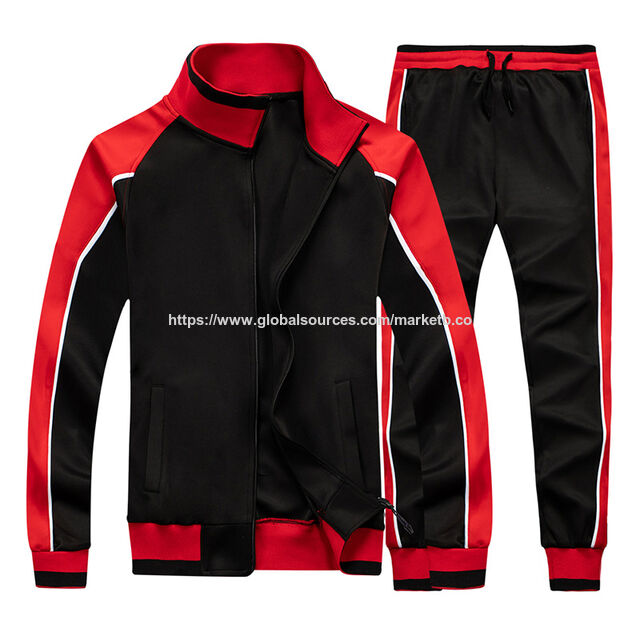 Conjunto Deportivo para Hombre Marca Sporting, Chándal Casual de Otoño, Chaquetas Deportivas con Capucha y Pantalones, Conjunto de Moda con Cremallera y Color en Contraste