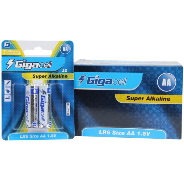 Pile Super Alcaline LR6 AA Taille 1.5V à Prix d'Usine - Pile Primaire pour Usage Quotidien et Fournitures d'Urgence