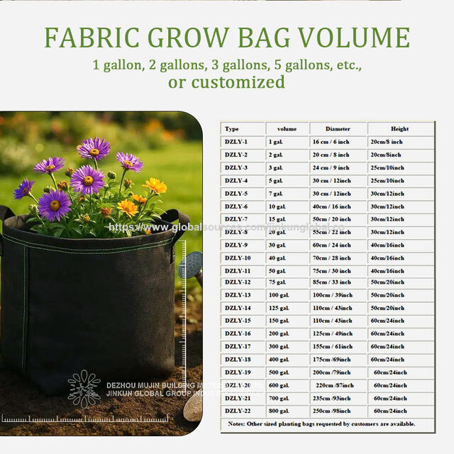 Wholesale Non-woven Grow Bags with Handles - Cost-Effective for Home Gardening & Agriculture