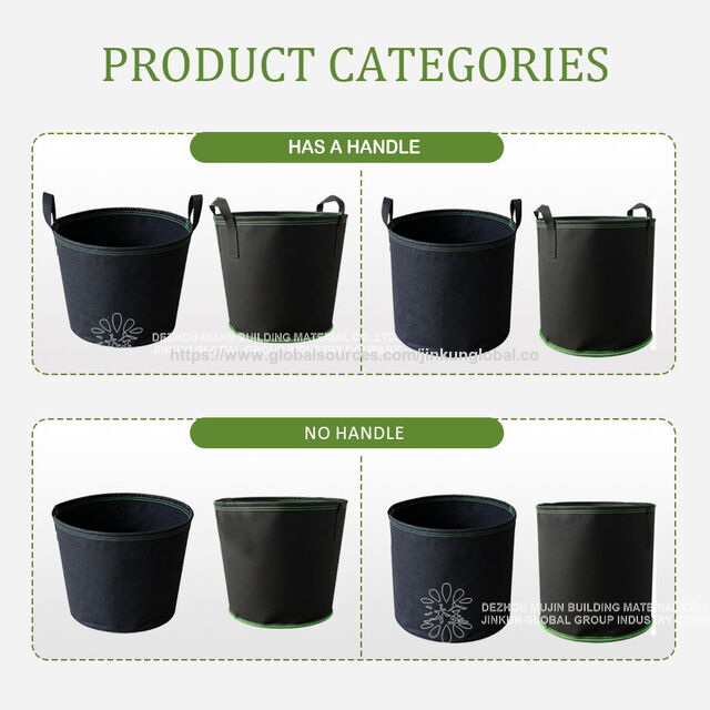 Wholesale Non-woven Grow Bags with Handles - Cost-Effective for Home Gardening & Agriculture