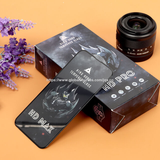 Roboter-Bodenplatte 250 AB Kleber HD 0.3 Medium Aluminium Schutzfolie aus gehärtetem Glas für iPhone