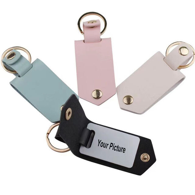 Llavero de cuero grabado personalizado, etiqueta de llave de cuero vacuno grabada con láser, regalo promocional, marca corporativa, venta al por menor