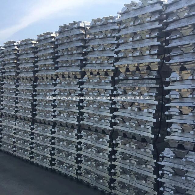 Heißer Verkauf Recycelte Primär Aluminium Barren A7 A8 Reinheit 99,99% Aluminium Barren Preis