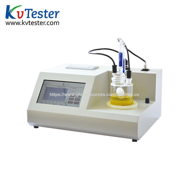 Analyseur d'humidité coulométrique à écran tactile - Machine de test de haute précision pour la détermination de la teneur en humidité des liquides