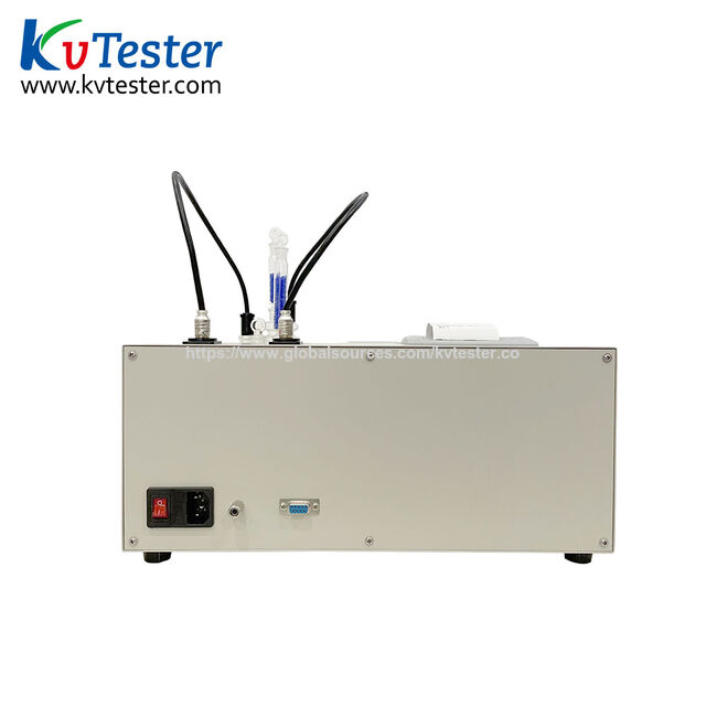 Analyseur d'humidité coulométrique à écran tactile - Machine de test de haute précision pour la détermination de la teneur en humidité des liquides