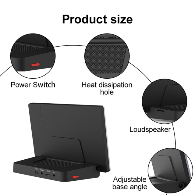 Maustor Terbaru 7 Inci IPS Layar Sentuh Portable Car DVD Player Wireless Carplay Android Auto Dengan Fungsi Kartu BT/FM/TF