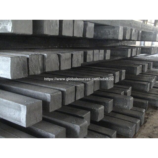 Quadratstab 150mm aus Kohlenstoffstahl - Massive, glatte Vierkantstäbe aus Eisen