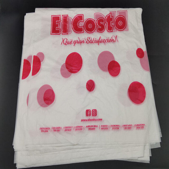 Muestra Gratuita Bolsa de Asa Camiseta 100% Biodegradable para Compras, Material de Almidón de Maíz PBAT PLA