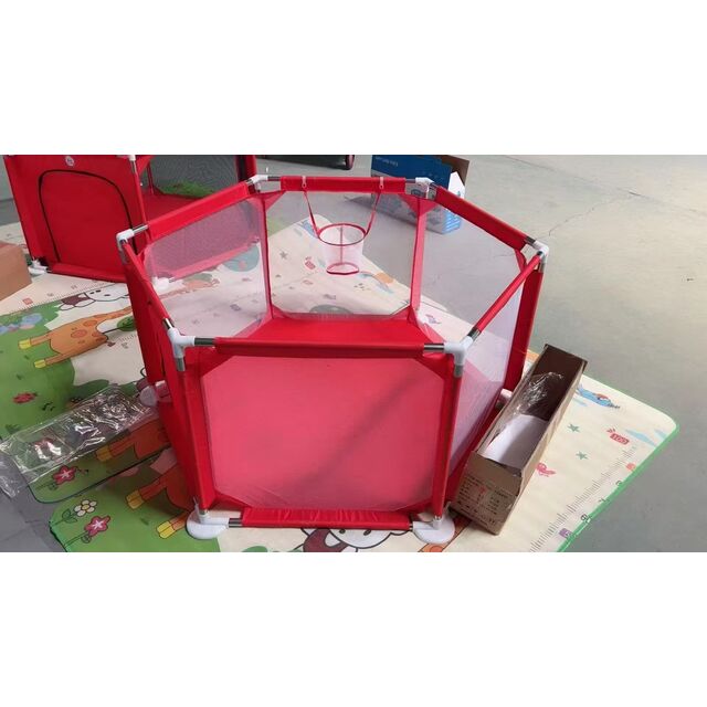 Leicht zu reinigender Kinderspielbereich mit wasserdichtem Stoff und herausnehmbarer Bodenmatte - Kinderspielzelt