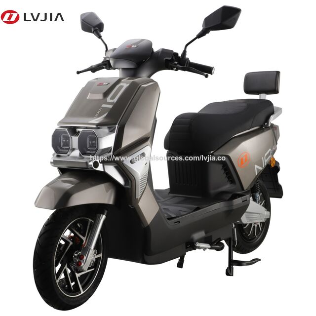 JIN DA N8 Elektromotorrad: Elektrisches Moped mit LED-Beleuchtung & CE-Konformität, Weiß