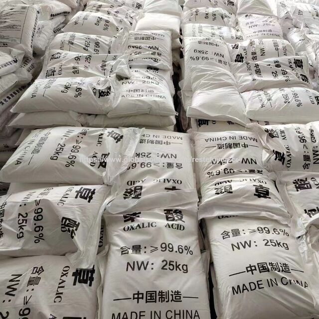 Free sample Oxalic acid packing in 25kg bag Bleaching Agent oxalic acid powder