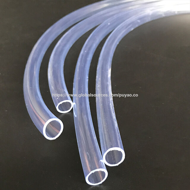 Tuyau en PVC ignifuge et ignifuge à extrémité ouverte, tuyau en PVC de forme spéciale, tuyau de qualité alimentaire médicale