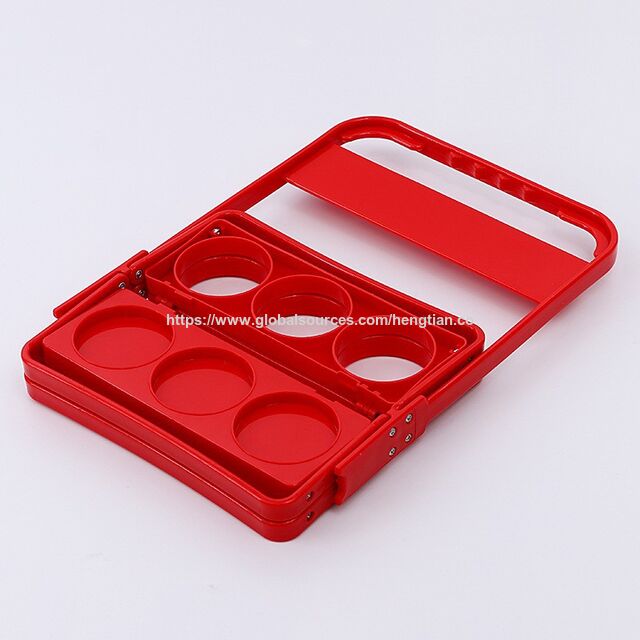 صينية بيرة قابلة للطي مصنوعة من مادة البولي بروبيلين ومخصصة للاستخدام الخارجي والداخلي من المصنع، وحامل بولي بروبيلين قابل للطي ومخصص للمشروبات، وزجاجات بيرة محمولة