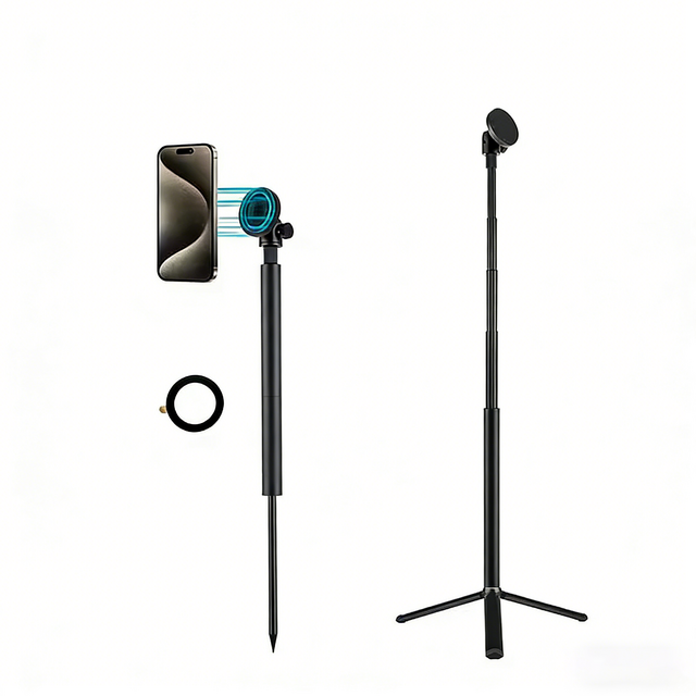 Magnetische Handyhalterung zum Fabrikpreis für Golfplatz, magnetische, einziehbare Selfie-Halterung
