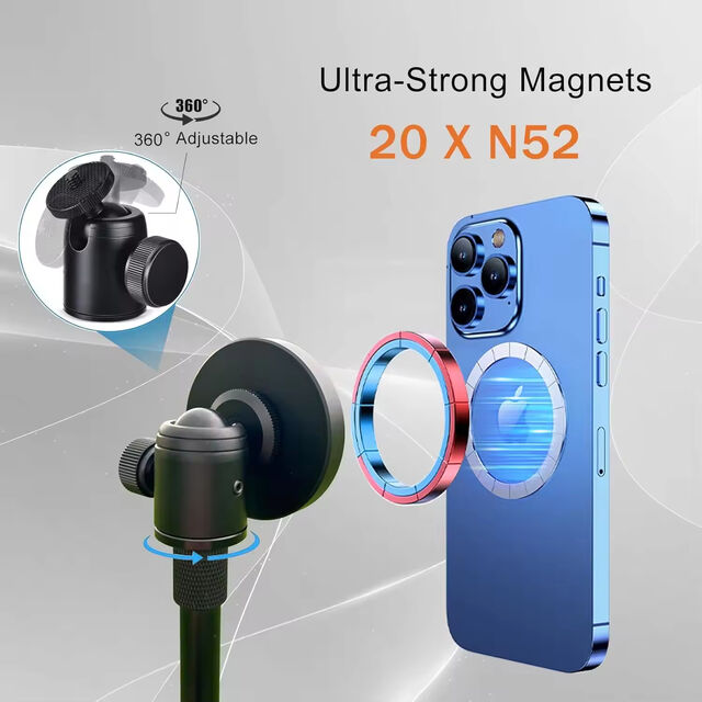 Magnetische Handyhalterung zum Fabrikpreis für Golfplatz, magnetische, einziehbare Selfie-Halterung
