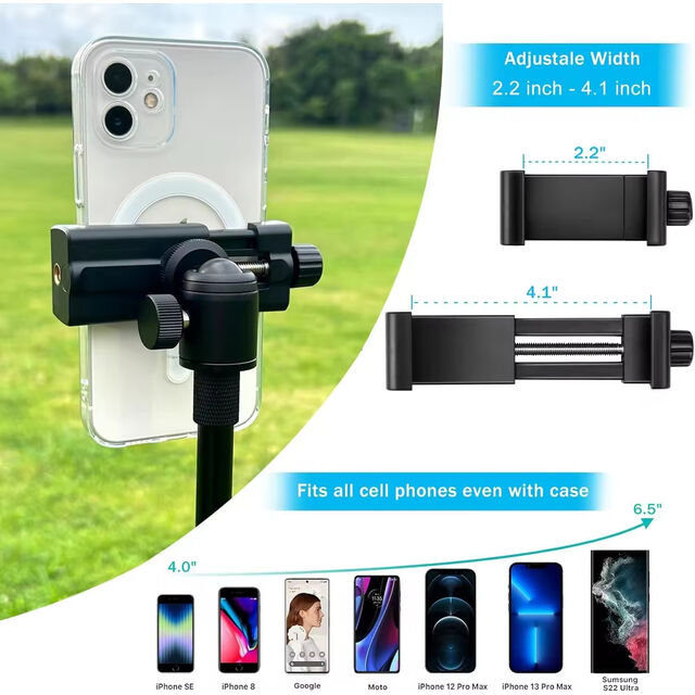 Magnetische Handyhalterung zum Fabrikpreis für Golfplatz, magnetische, einziehbare Selfie-Halterung