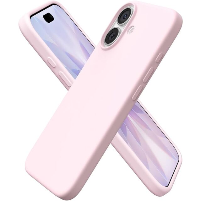Coque Ultra-Fine en Silicone Liquide pour iPhone 17 (6.3") - Protection Intégrale 3 Couches, Housse en Caoutchouc Gel Souple, Vert Matcha