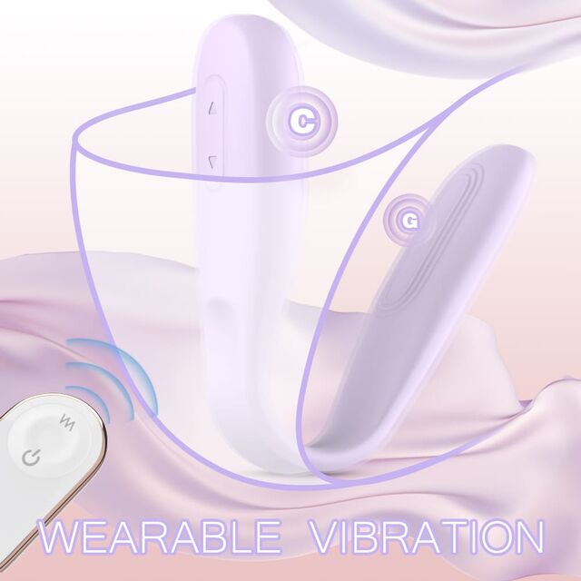 Vibreur de culotte portable 3-en-1 avec télécommande pour couple - Jouet sexuel