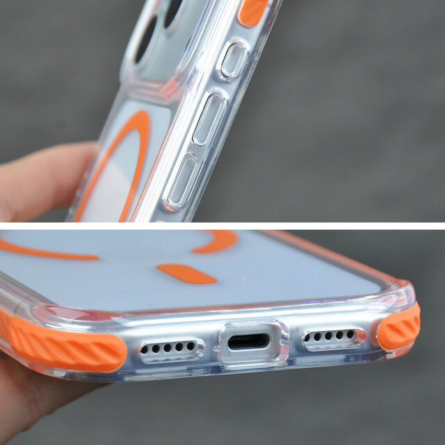Carcasa Magnética Antiamarilleo, Robusta, Antigolpes y Transparente para Teléfono 17 Pro Max, PC, TPU, TPE, ¡Oferta Especial 2026!