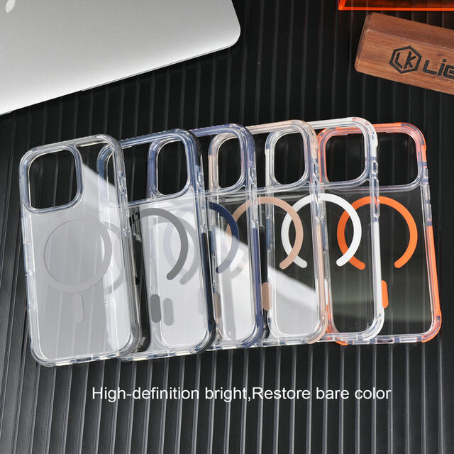 Carcasa Magnética Antiamarilleo, Robusta, Antigolpes y Transparente para Teléfono 17 Pro Max, PC, TPU, TPE, ¡Oferta Especial 2026!