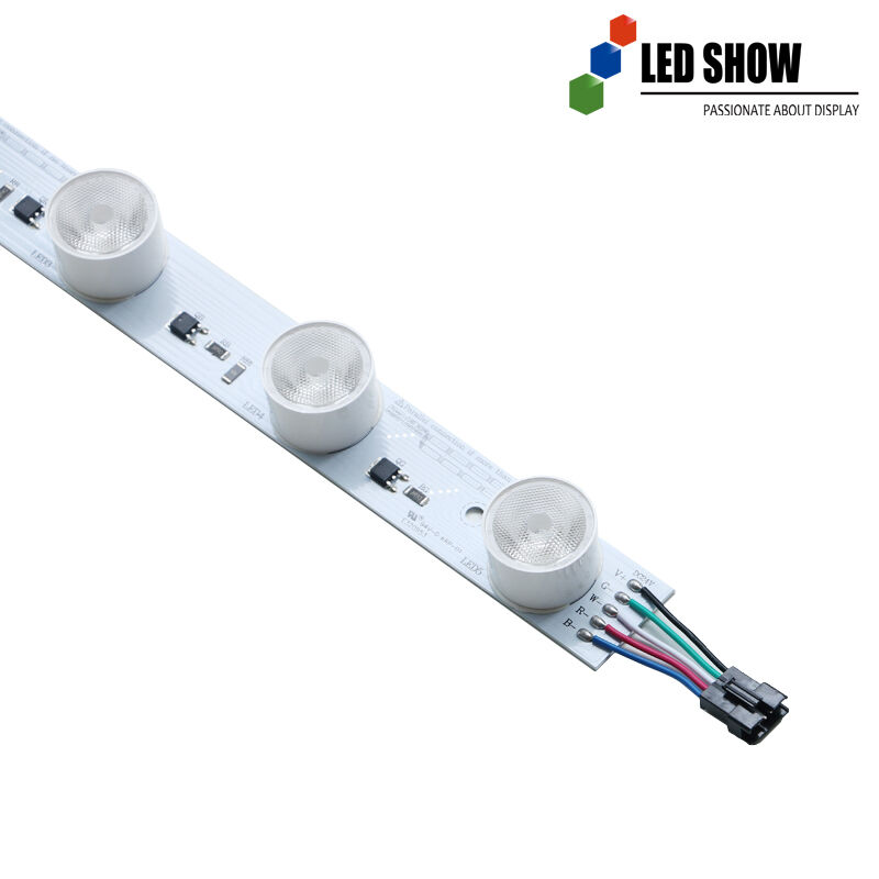 Rgbw Dmx512 Side-lit Led Module 24v Dimmable Edge Light For Advertising ...