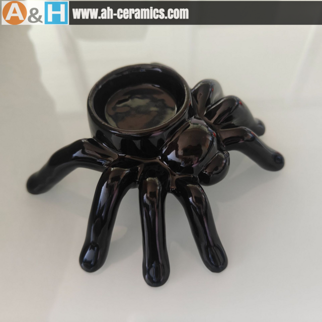 Halloween Spinnen-Kerzenhalter - Halloween-Dekorationsset Spinne, Gruselige Atmosphäre Requisiten, Geschenk