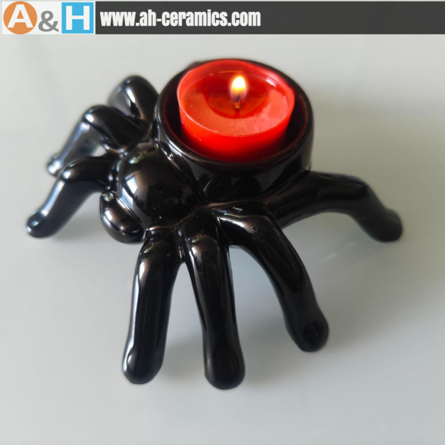 Halloween Spinnen-Kerzenhalter - Halloween-Dekorationsset Spinne, Gruselige Atmosphäre Requisiten, Geschenk