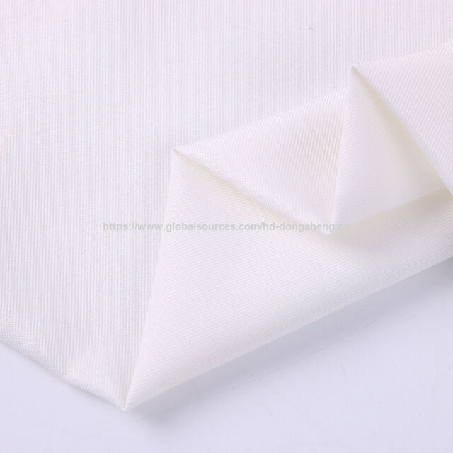 Tejido popelín blanco CVC60 de algodón, alta elasticidad, fácil cuidado, alta solidez del color, para camisas y ropa casual