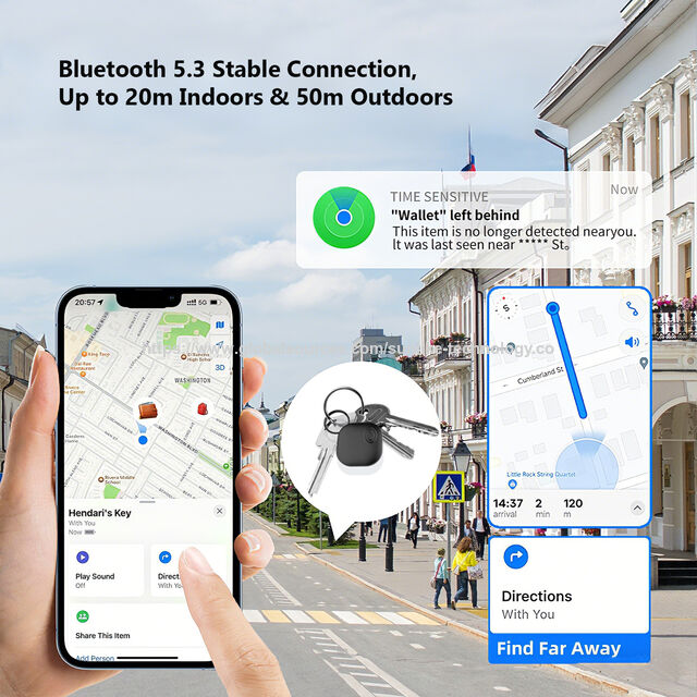 Atacado, Novo rastreador Bluetooth Sunlike, Compatível com Apple Find My, Toque de chamada de alto volume para localização rápida, À prova d'água