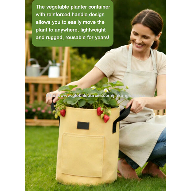 Beautiful planting bags that promote root growth