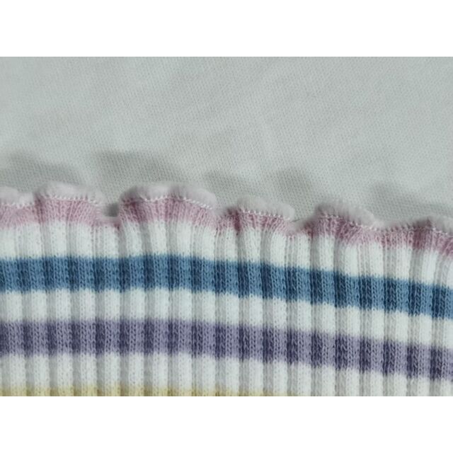 Langarmshirt für Mädchen, Rippstrick 95% Baumwolle 5% Elastan