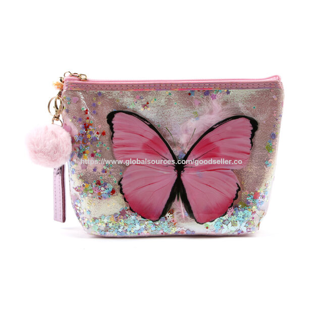 Kosmetiktasche aus PVC, Münzfach, Geldbörse, Transparent, Wasserdicht, Werbeartikel, Make-up-Tasche