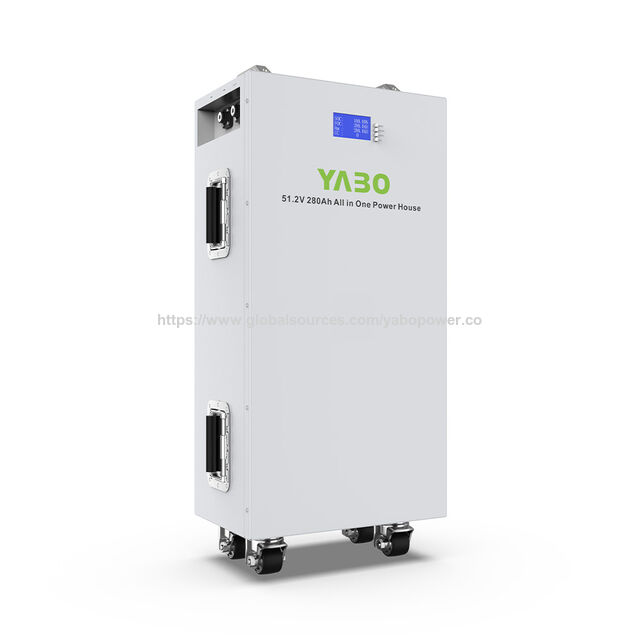 YABO 280Ah 51.2V Centrale Électrique Tout-en-Un Haute Performance 48V LiFePO4 Stockage Solaire pour Secours Domestique & Hors Réseau