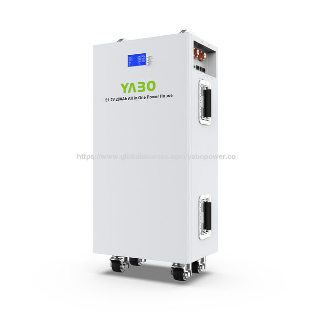 YABO 280Ah 51.2V Centrale Électrique Tout-en-Un Haute Performance 48V LiFePO4 Stockage Solaire pour Secours Domestique & Hors Réseau