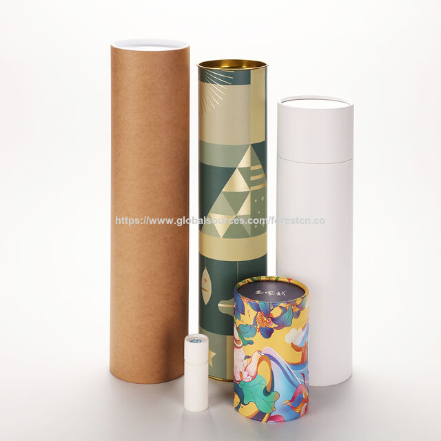 Tubes en papier à prix d'usine avec logo et design personnalisés, tubes d'emballage en papier couché pour cosmétiques, soins de la peau et crème pour les yeux