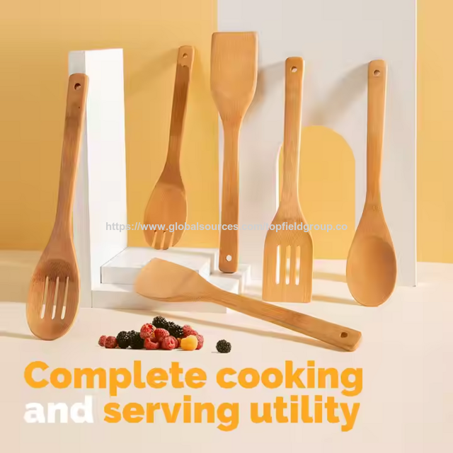 Schaufel Löffel Set Küchenspatel Schöpfkelle Utensilien Japanische Art Küchen Kochwerkzeuge Utensilien Set Bambus Holz Löffel Spatel