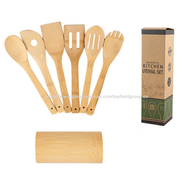 Schaufel Löffel Set Küchenspatel Schöpfkelle Utensilien Japanische Art Küchen Kochwerkzeuge Utensilien Set Bambus Holz Löffel Spatel