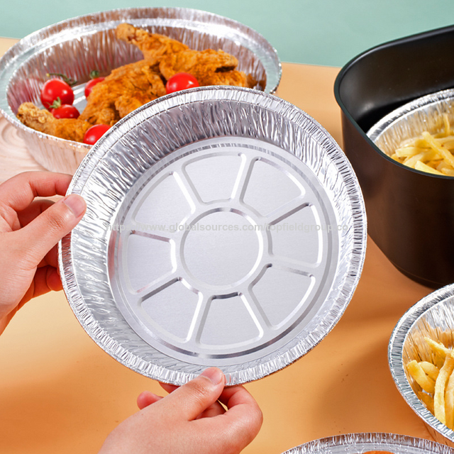 Contenedores de Papel de Aluminio Desechables OEM Personalizados, Bandejas de Aluminio para Llevar Comida, Envases de Aluminio para Empaquetado de Alimentos, Bandejas para Cocinar, Hornear y Catering