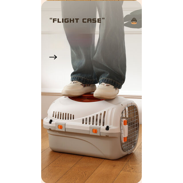 Cage de transport pour animaux de compagnie type flight case
